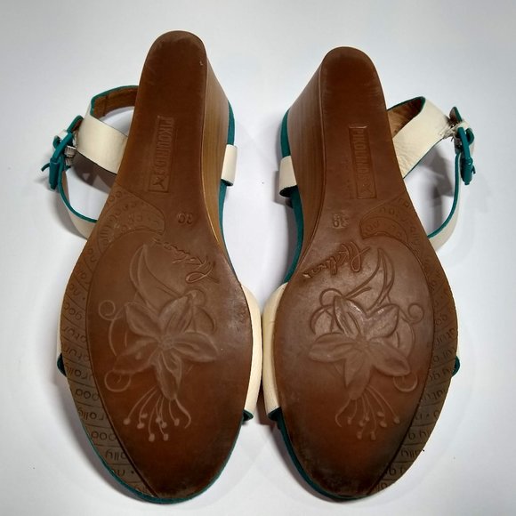 Pikolinos two-tone heels sandals Size 39 - Picture 6 of 6